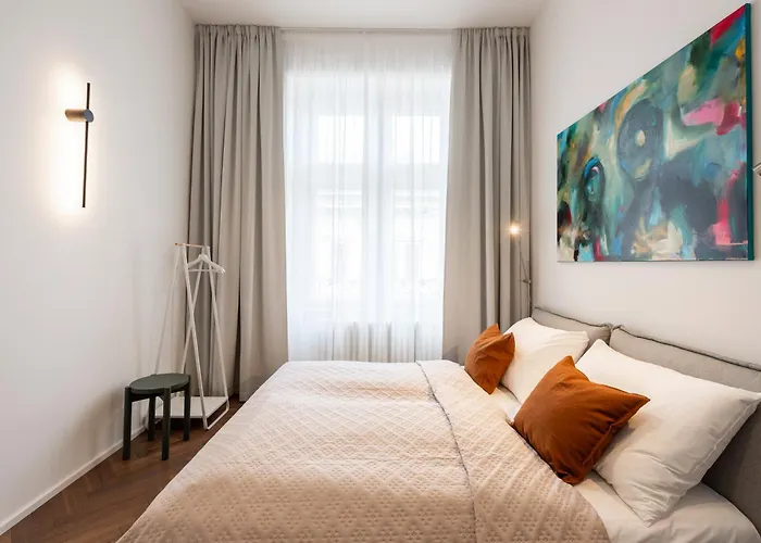 High-end With Ac Steps From Wenceslas Square By Easybnb Premium * Prag