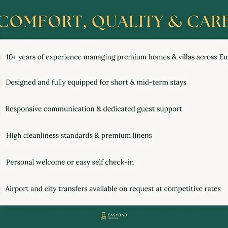شقة High-End Apartments With Ac & Parking By Easybnb Premium
